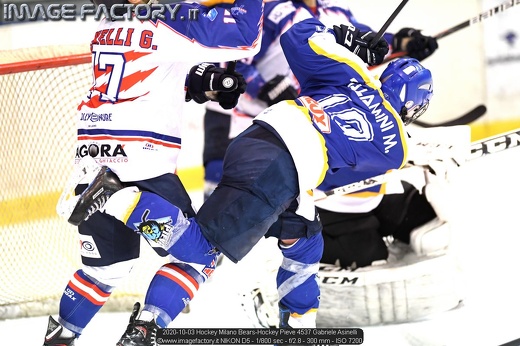 2020-10-03 Hockey Milano Bears-Hockey Pieve 4537 Gabriele Asinelli